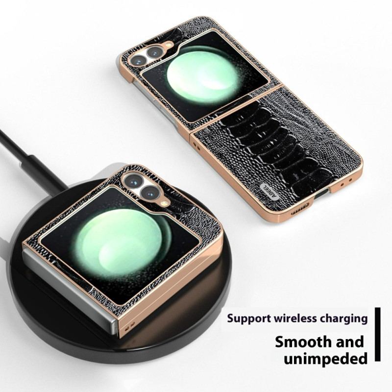 Coque Samsung Galaxy Z Flip 7 FE / Z Flip 6 Style Croco