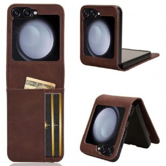 Coque Samsung Galaxy Z Flip 7 FE / Z Flip 6 Style Cuir Porte-Cartes