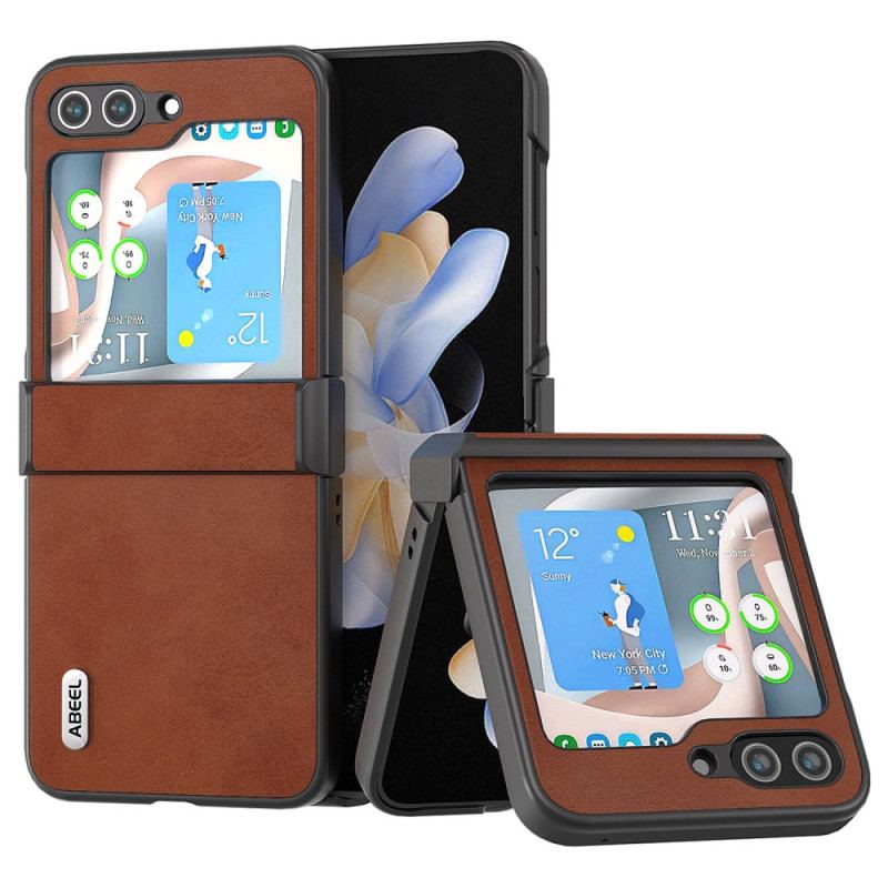 Coque Samsung Galaxy Z Flip 7 FE / Z Flip 6 Style Cuir Vintage ABEEL