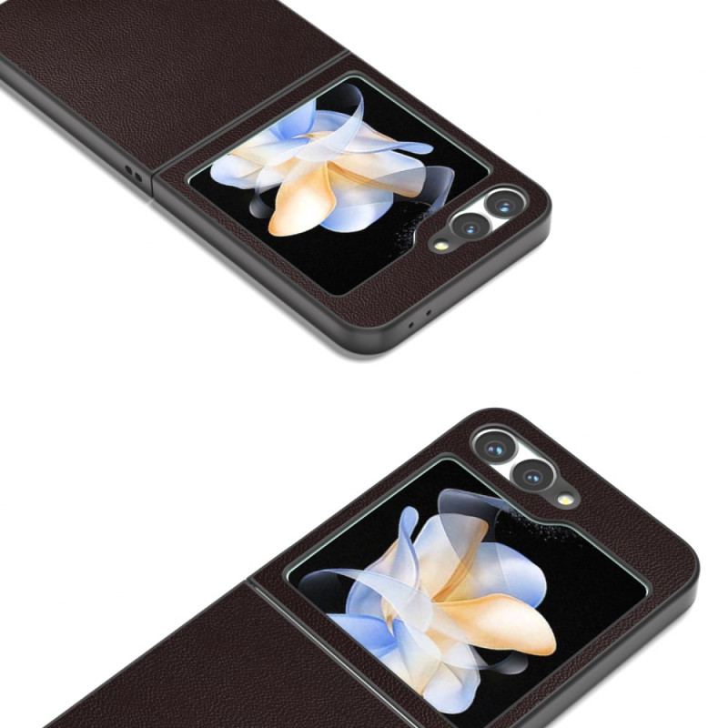 Coque Samsung Galaxy Z Flip 7 FE / Z Flip 6 Subtile Cuir