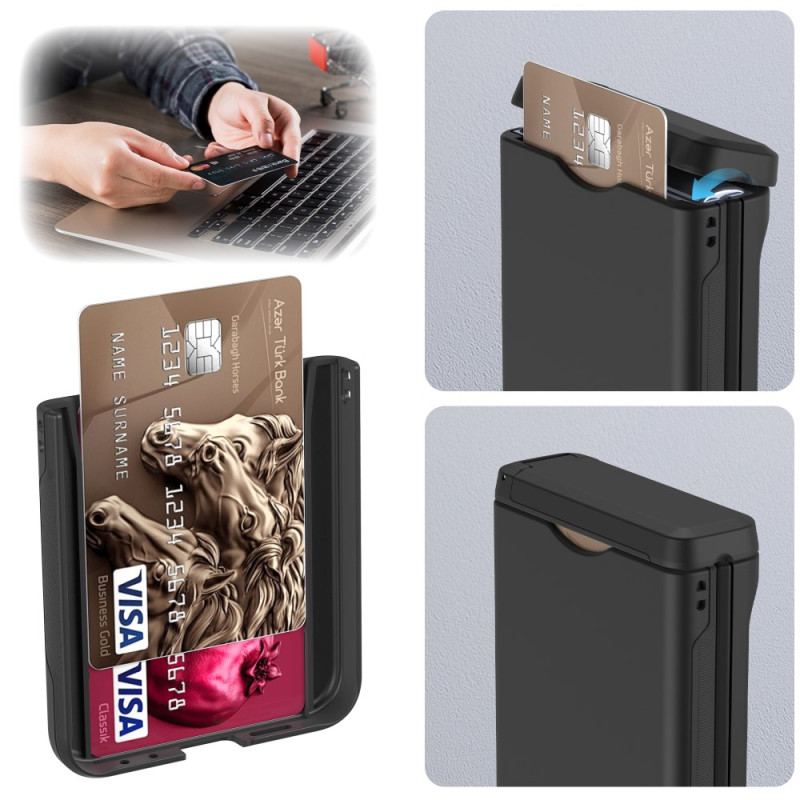 Coque Samsung Galaxy Z Flip 7 FE / Z Flip 6 Support Intégré et Porte-Carte
