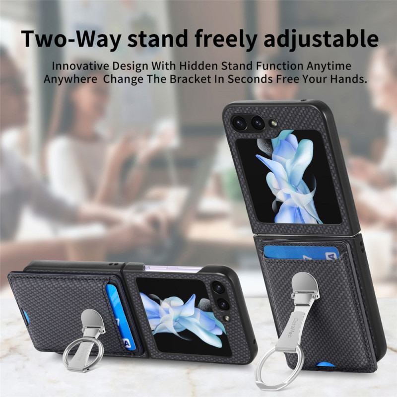 Coque Samsung Galaxy Z Flip 7 FE / Z Flip 6 Support Pliable et Porte-cartes