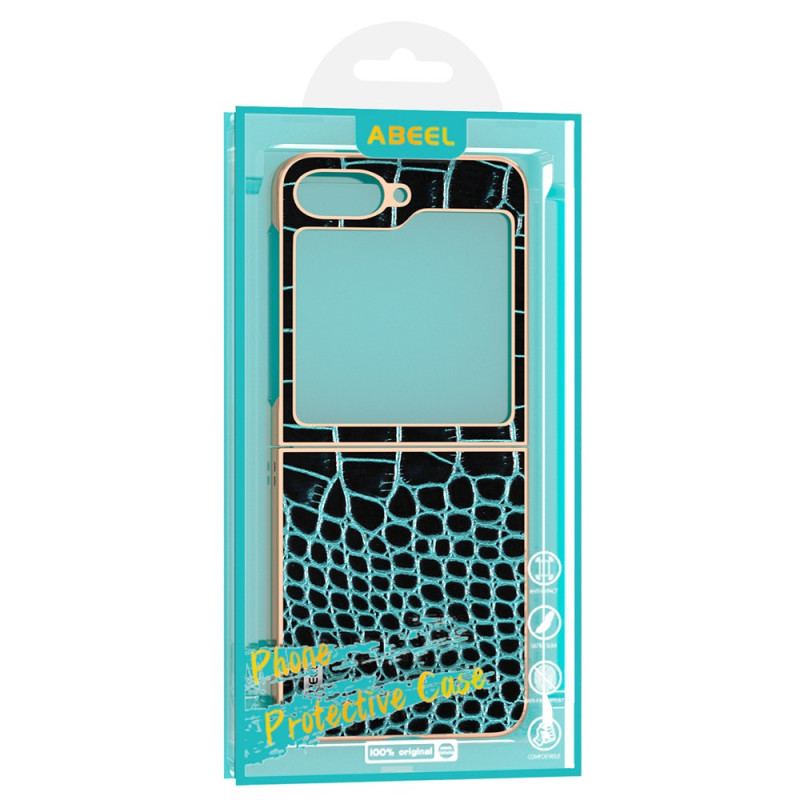 Coque Samsung Galaxy Z Flip 7 FE / Z Flip 6 Texture Crocodile