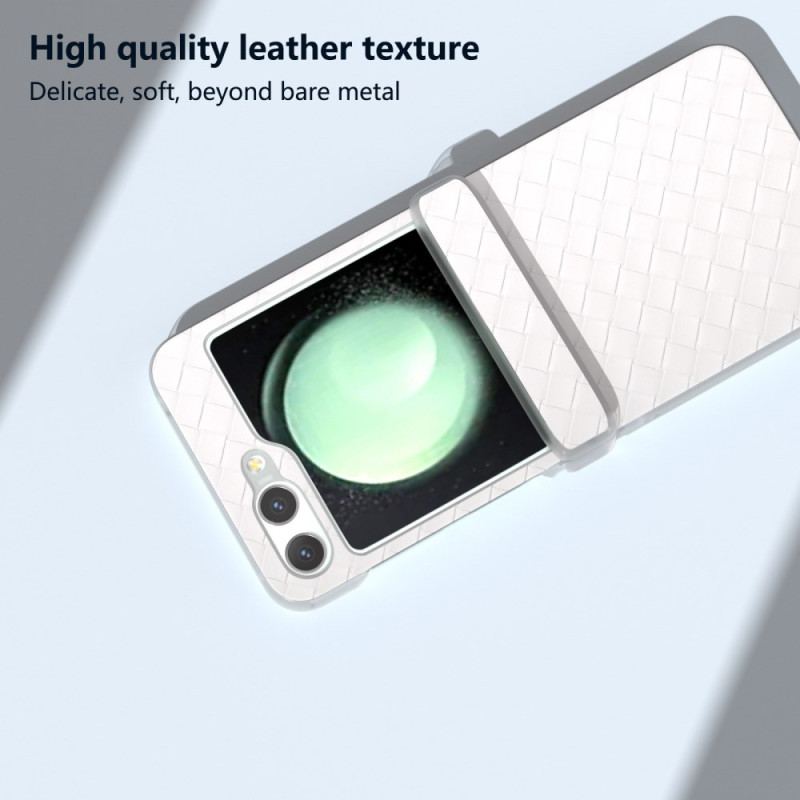 Coque Samsung Galaxy Z Flip 7 FE / Z Flip 6 Texture Tissée