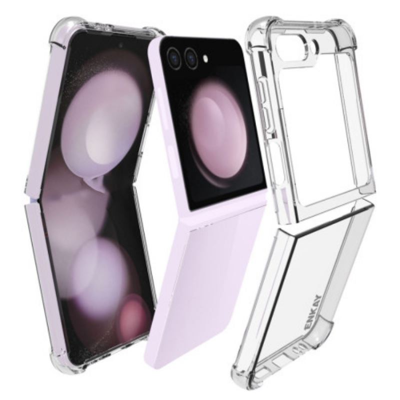 Coque Samsung Galaxy Z Flip 7 FE / Z Flip 6 Transparente Coins Renforcés ENKAY