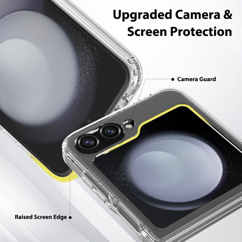 Coque Samsung Galaxy Z Flip 7 FE / Z Flip 6 Transparente Design Monobloc