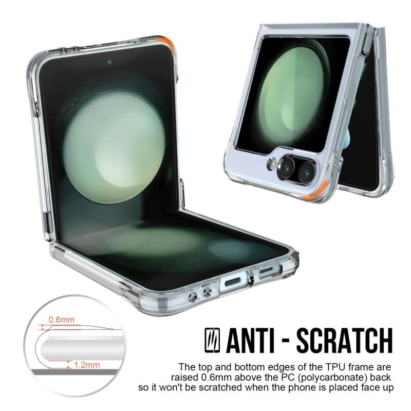 Coque Samsung Galaxy Z Flip 7 FE / Z Flip 6 Transparente Magnétique