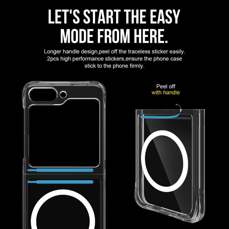 Coque Samsung Galaxy Z Flip 7 FE / Z Flip 6 Transparente Magnétique