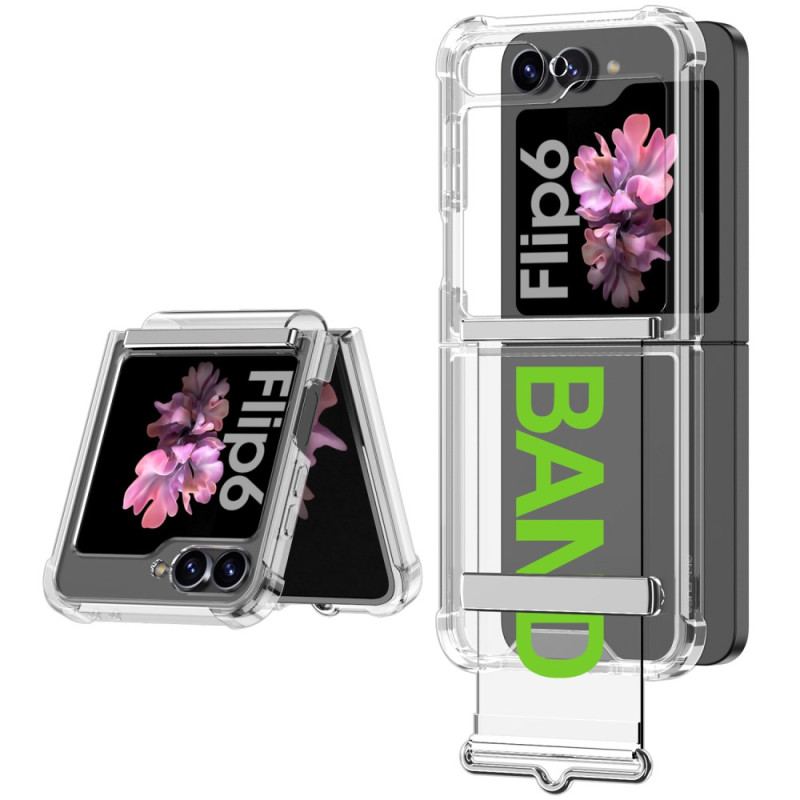Coque Samsung Galaxy Z Flip 7 FE / Z Flip 6 Transparente Sangle