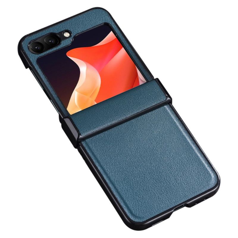 Coque Samsung Galaxy Z Flip 7 FE / Z Flip 6 Ultra Mince Simili Cuir