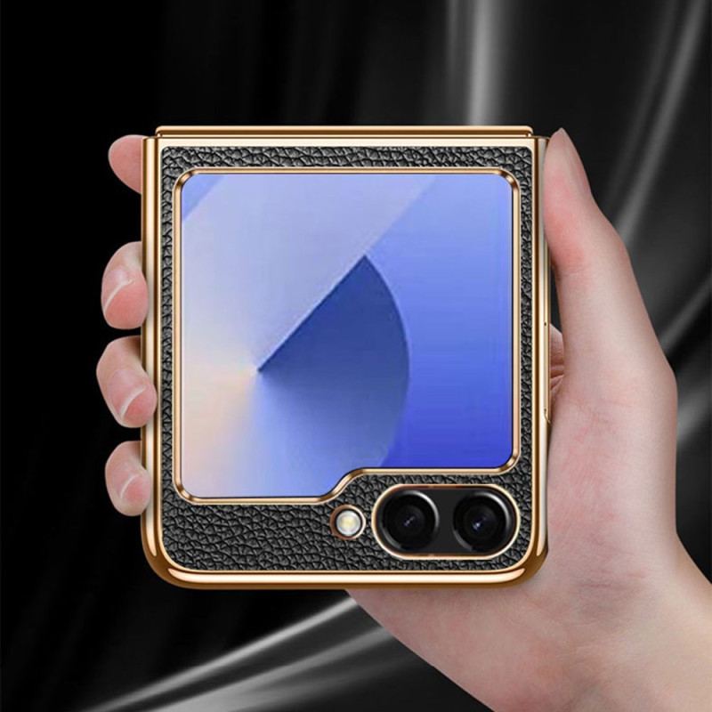 Coque Samsung Galaxy Z Flip 7 FE / Z Flip 6 Véritable Cuir