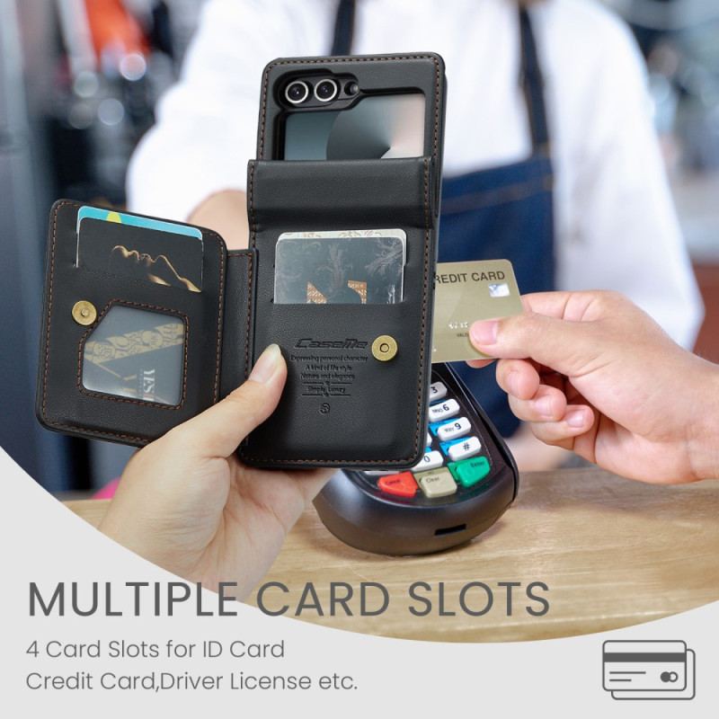 Coque Samsung Galaxy Z Flip 7 FE Protection RFID 5 Porte-Cartes