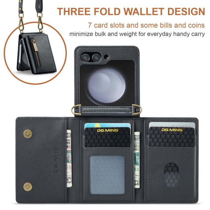 Coque Samsung Galaxy Z Flip Bandoulière DG.MING