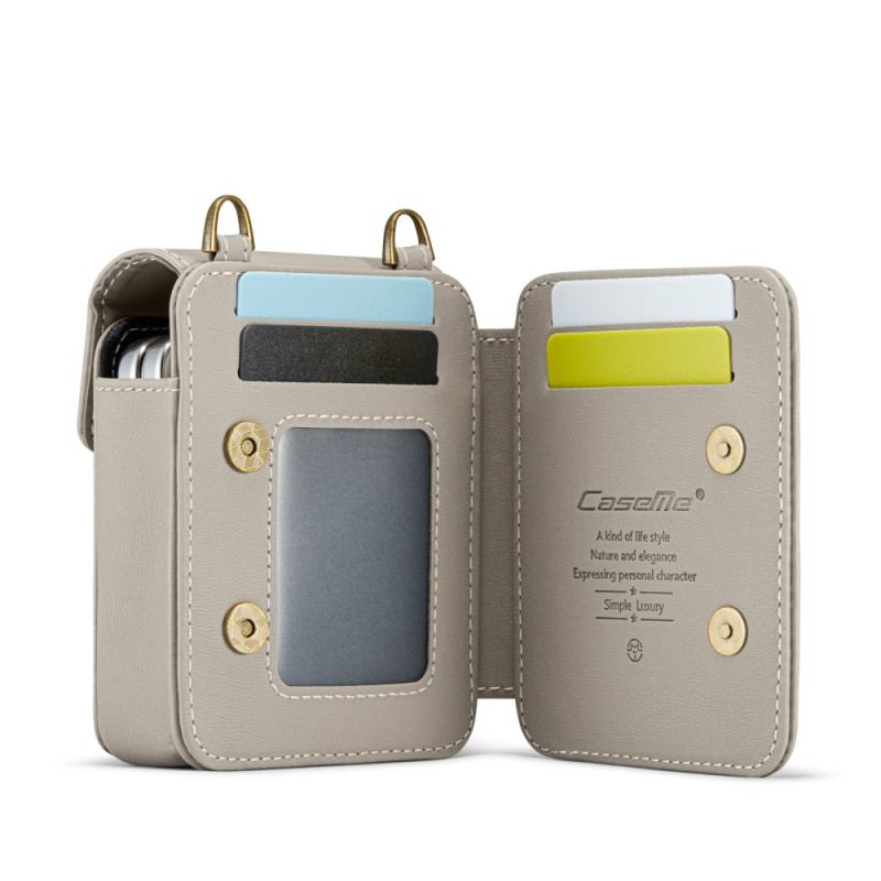 Étui Portefeuille RFID pour Samsung Galaxy Z Flip Bandoulière