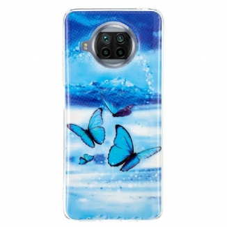 Coque Xiaomi Mi 10T Lite 5G / Redmi Note 9 Pro 5G Série Papillons Fluo