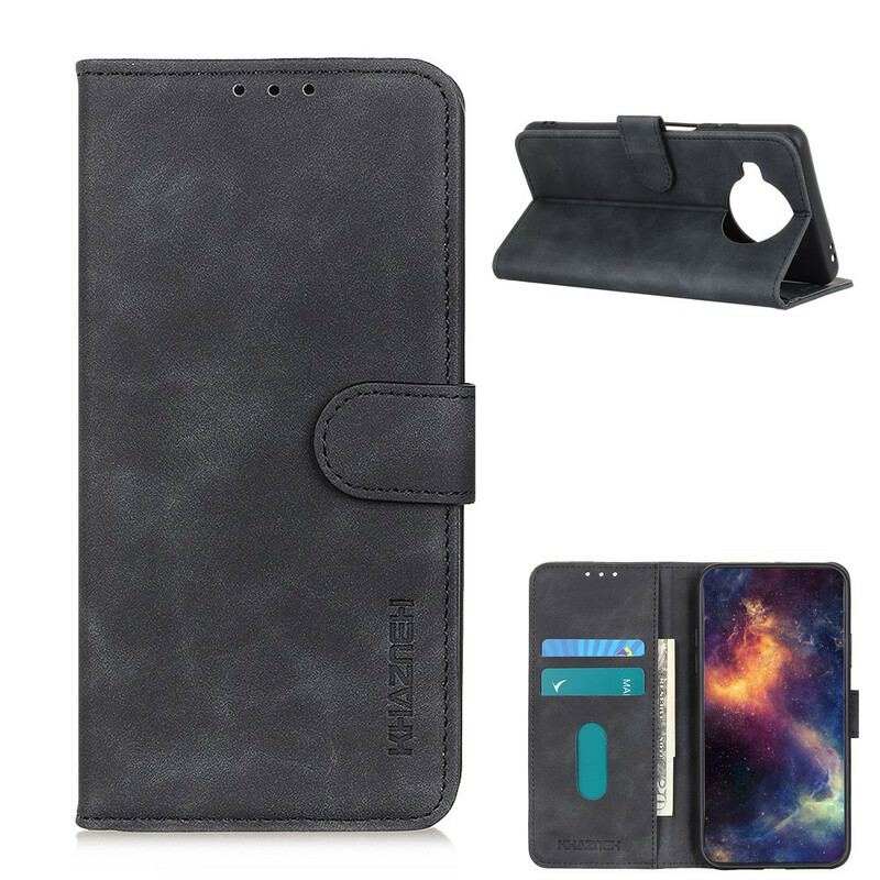 Housse Xiaomi Mi 10T Lite 5G / Redmi Note 9 Pro 5G Effet Cuir Vintage KHAZNEH