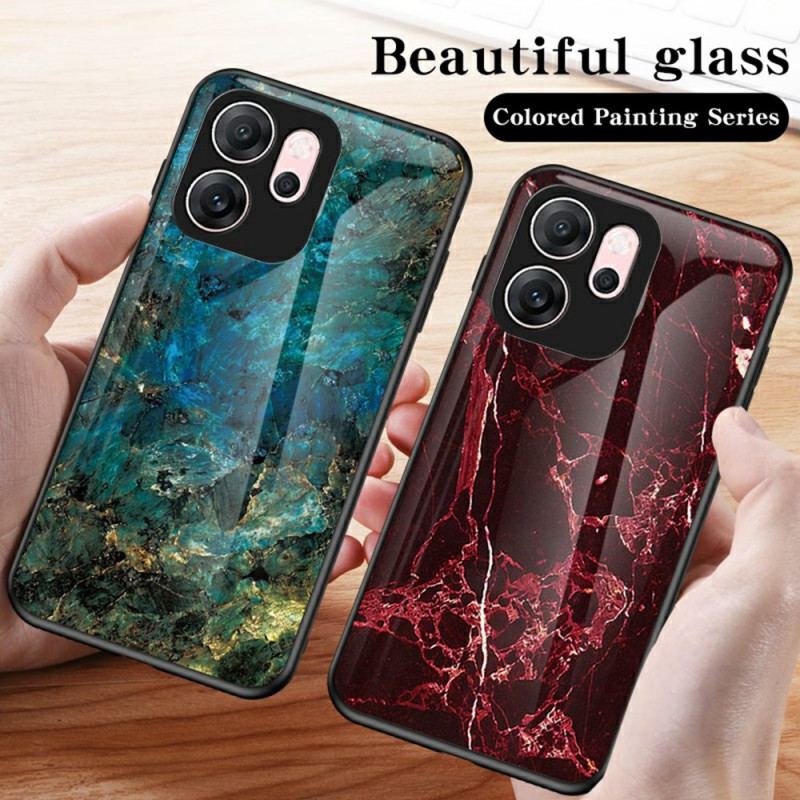 Coque Oppo Reno 14 F 5G Verre Trempé Marbre