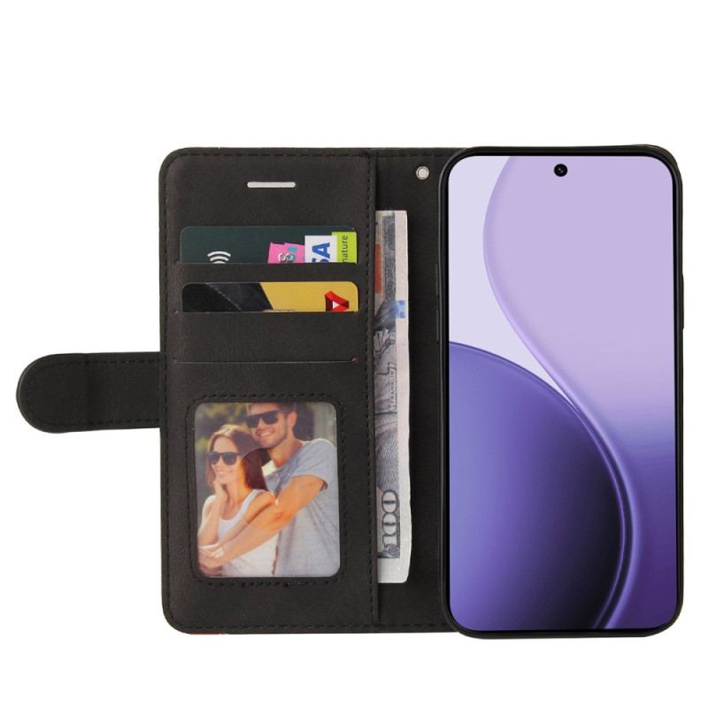 Housse Oppo Reno 14 5G / 14F 5G Bicolore Ligne Ondulée