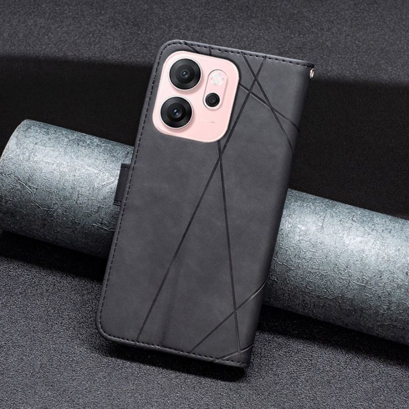 Housse Oppo Reno 14 F 5G Géométrie BINFEN COLOR