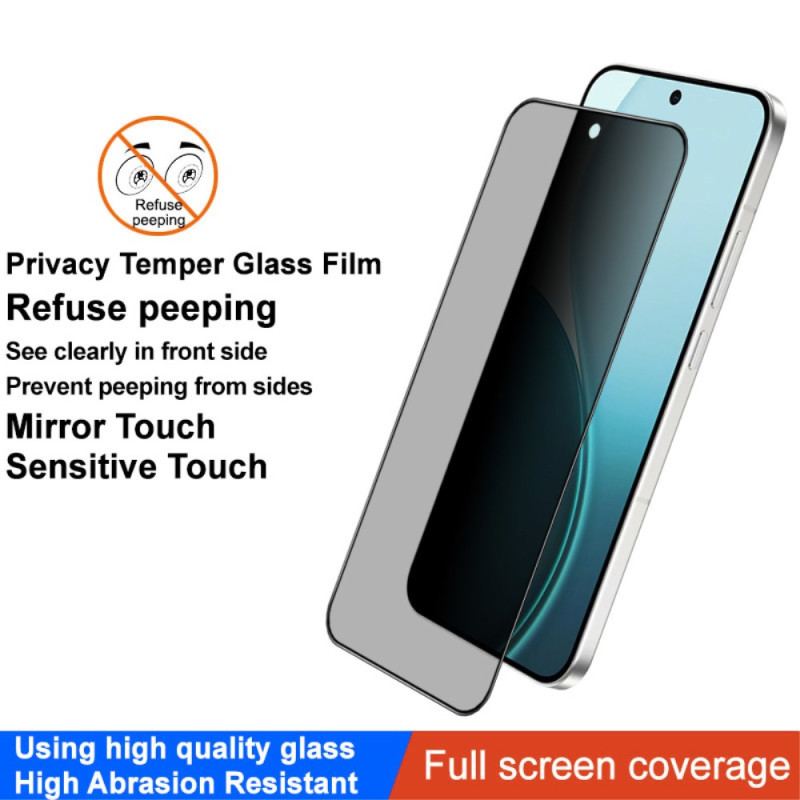 Protection en Verre Trempé Anti-Espion pour Écran Oppo Reno 14 F 5G IMAK
