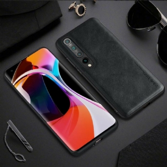 Coque Xiaomi Mi 10 Effet Cuir Vintage