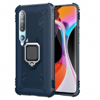 Coque Xiaomi Mi 10 / 10 Pro Ring et Fibre Carbone
