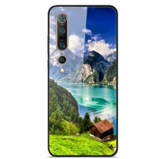 Coque Xiaomi Mi 10 Verre Trempé Paysage de Rêve