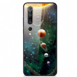 Coque Xiaomi Mi 10 Verre Trempé Planètes Système Solaire
