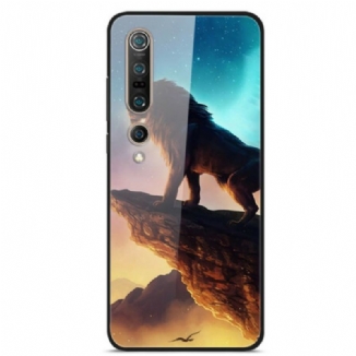 Coque Xiaomi Mi 10 Verre Trempé Roi Lion