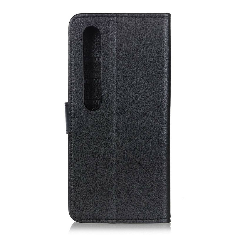 Housse Xiaomi Mi 10 / 10 Pro Simil Cuir Litchi