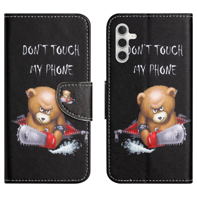 Housse Samsung Galaxy S24 5G Ours Dangereux à Lanière