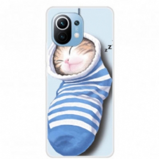 Coque Xiaomi Mi 11 Chaton Endormi