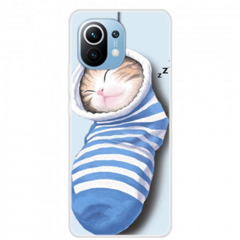 Coque Xiaomi Mi 11 Chaton Endormi