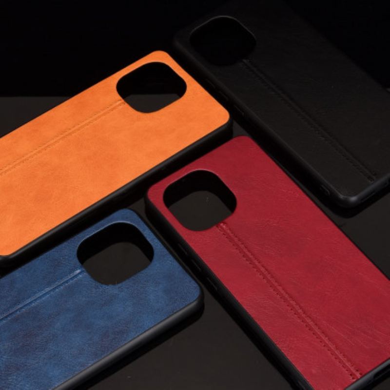 Coque Xiaomi Mi 11 Effet Cuir Couture