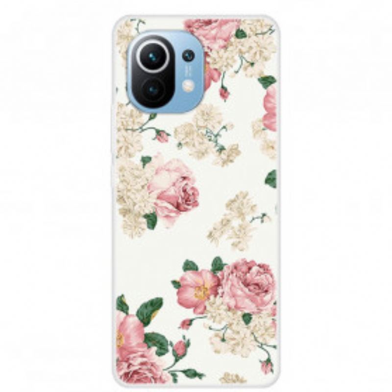 Coque Xiaomi Mi 11 Fleurs Liberty