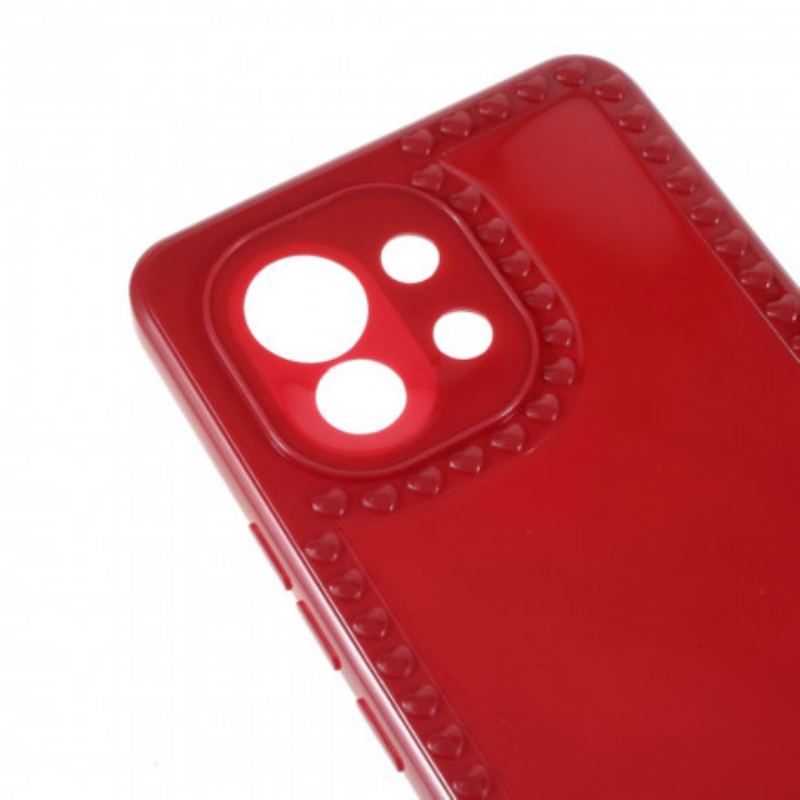 Coque Xiaomi Mi 11 Silicone Flexible Coeurs