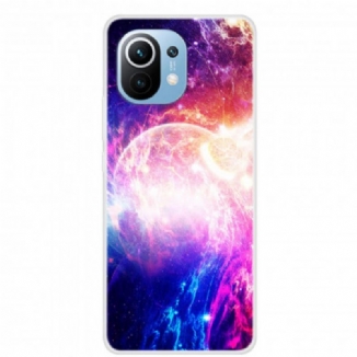 Coque Xiaomi Mi 11 Silicone Planètes en feu