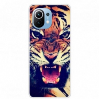 Coque Xiaomi Mi 11 Tigre de Face