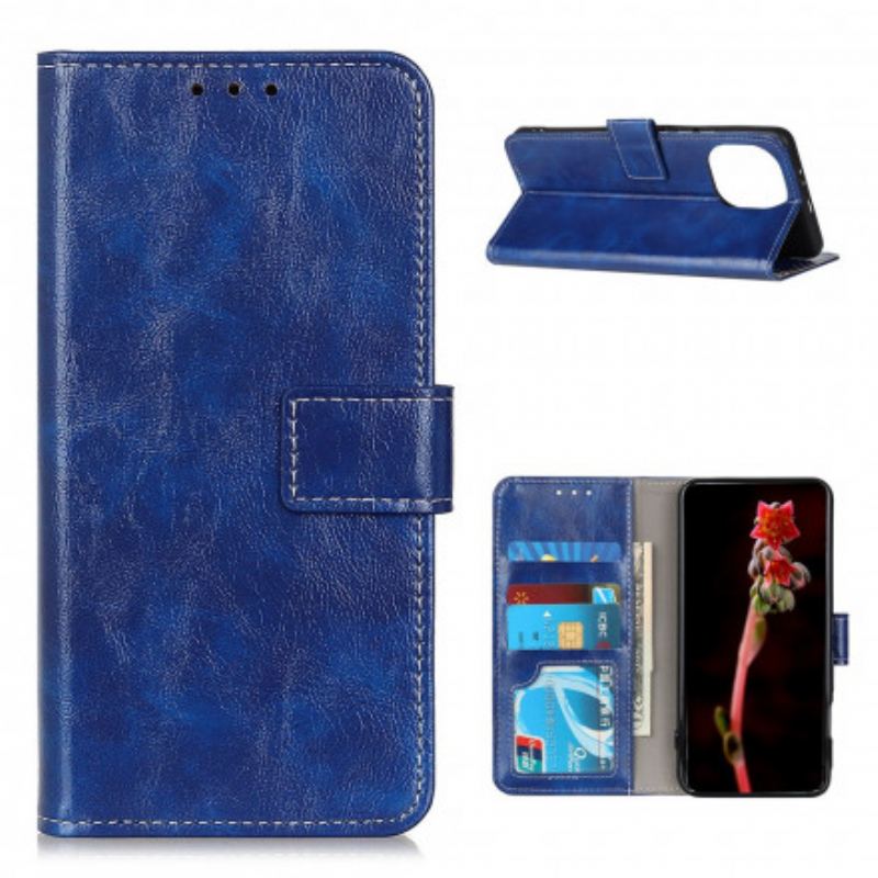 Housse Xiaomi Mi 11 Brillante et Coutures Apparentes