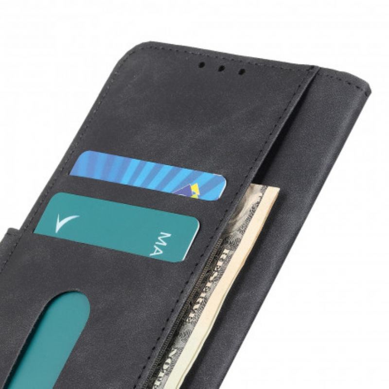 Housse Xiaomi Mi 11 Effet Cuir Vintage KHAZNEH