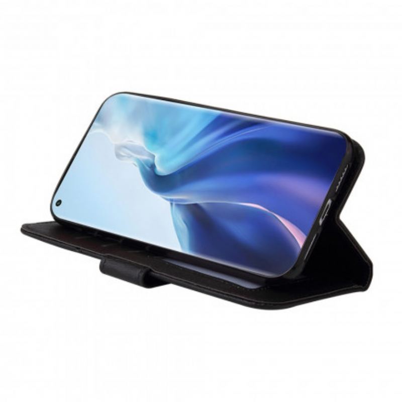 Housse Xiaomi Mi 11 Simili Cuir Fantaisie Métal GQ.UTROBE