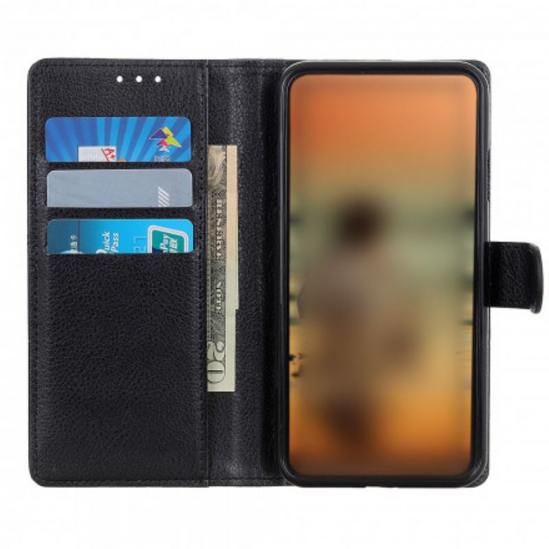 Housse Xiaomi  Mi 11 Simili Cuir Litchi Traditionnel