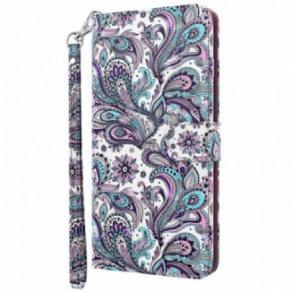 Housse Moto G51 5G Motif Cachemire