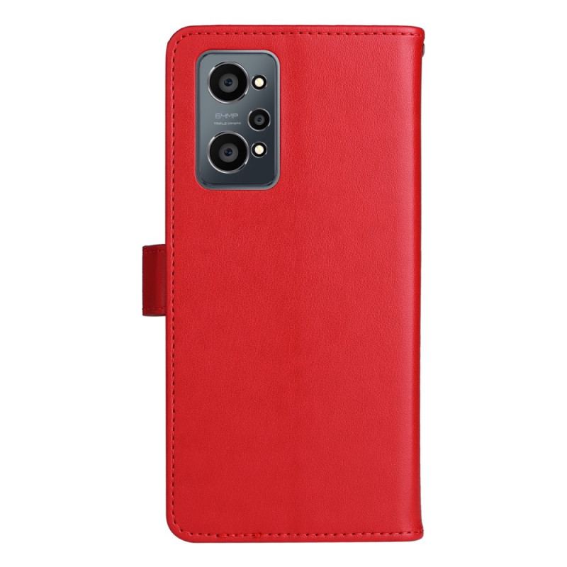 Housse Realme GT Neo 3T / Neo 2 Chat et Abeille à Lanière