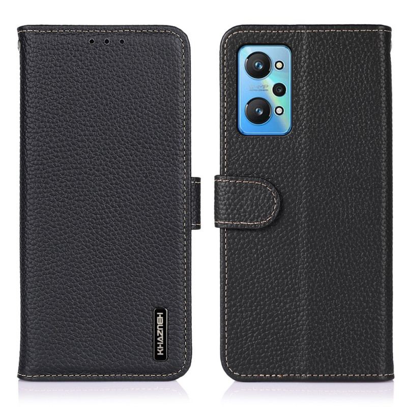 Housse Realme GT Neo 3T / Neo 2 Cuir Litchi KHAZNEH