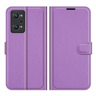 Housse Realme GT Neo 3T / Neo 2 Effet Litchi Classique