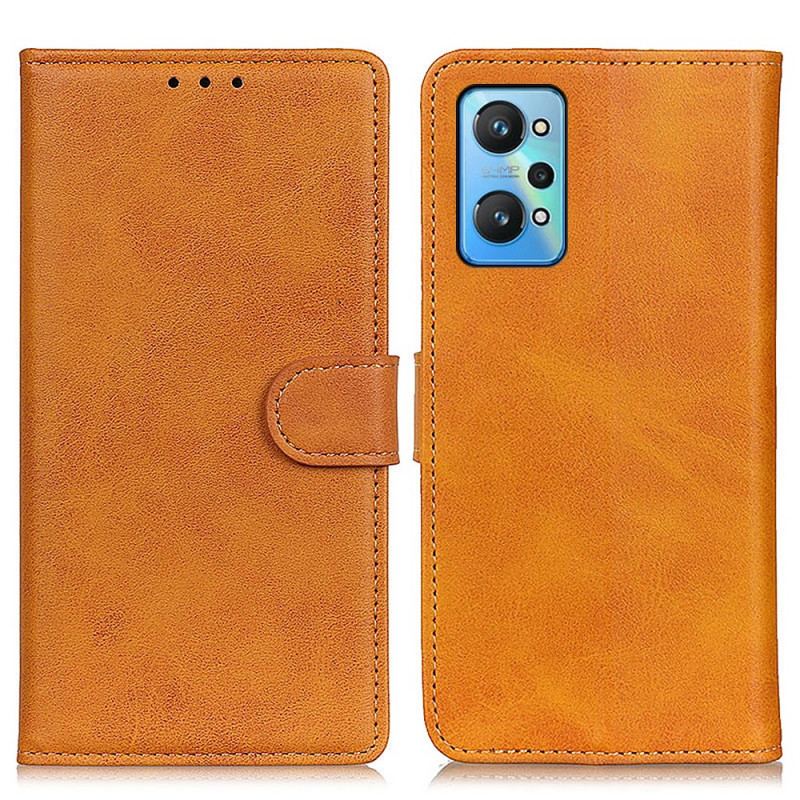 Housse Realme GT Neo 3T / Neo 2 Matte Effet Cuir Rétro