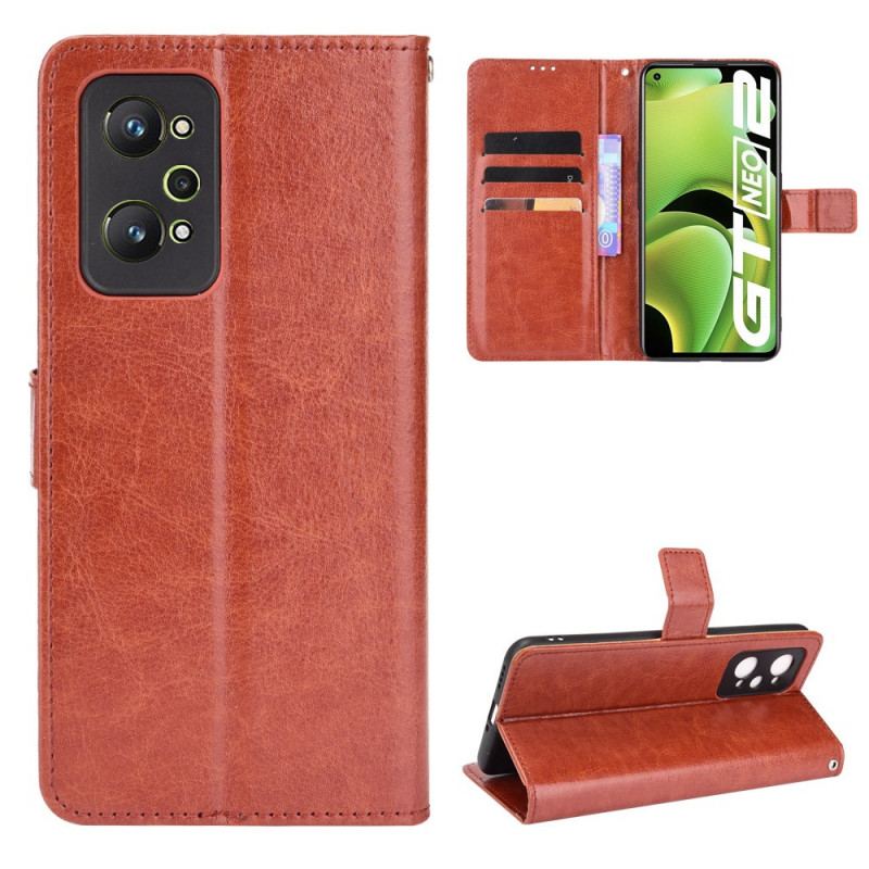 Housse Realme GT Neo 3T / Neo 2 Simili Cuir Flashy