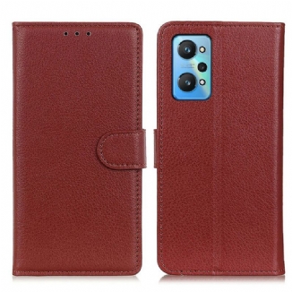 Housse Realme GT Neo 3T / Neo 2 Traditionnellement Litchi