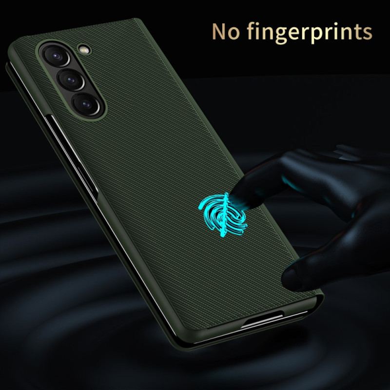Étui Samsung Galaxy Z Fold 6 Effet Cuir Support